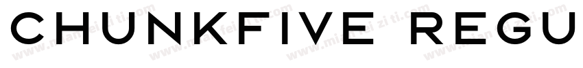 chunkfive regular字体转换